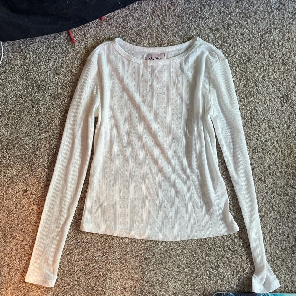 Slightly sheer and light long sleeve